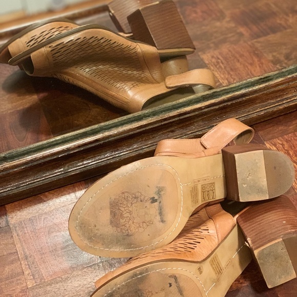 Women Roman Heel Pu Leather Hollow Out Peep - Picture 6 of 8